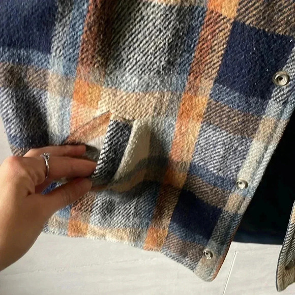 Vintage Weatherguard by Shane Reversible Vest Plaid Wool Cotton Outdoor Y2K - Picture 6 of 15